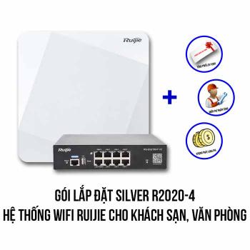 Lắp đặt hệ thống Wifi Ruijie cho khách sạn, văn phòng (Silver R2020-4)